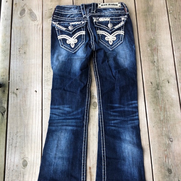 rock revival flare jeans